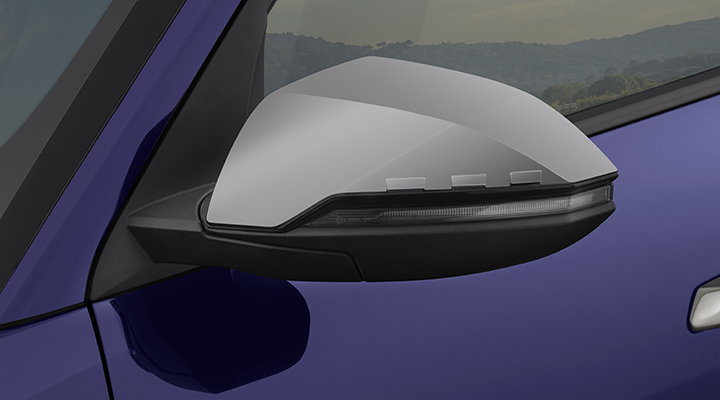 ORVM COVER-DARK CHROME