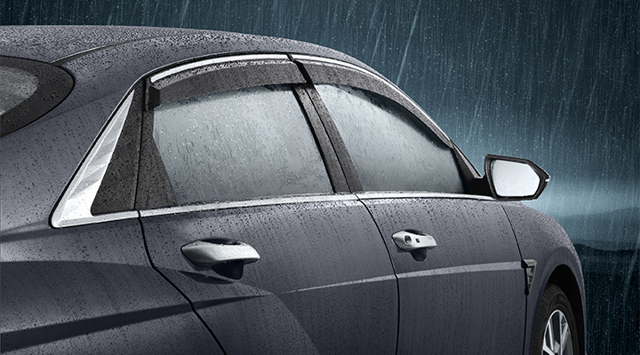 DOOR VISOR- CHROME LINE INSERT