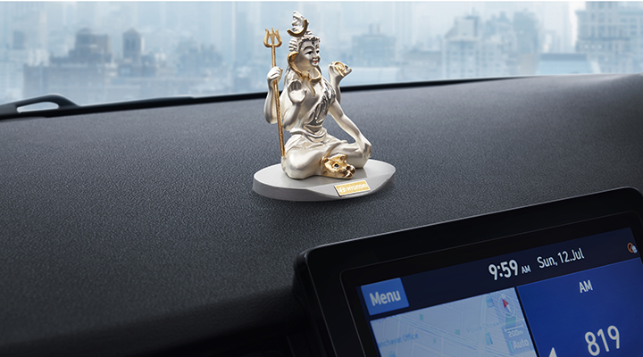 LORD SHIVA SILVER FINISH