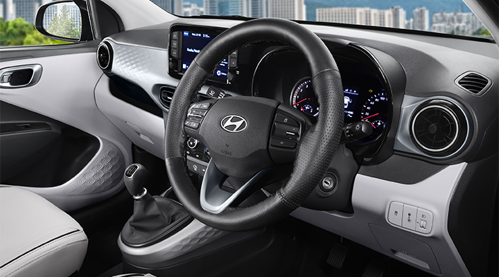 STEERING WHEEL COVER LEATHERETTE - BLACK