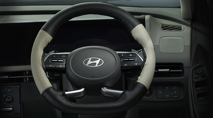 STEERING WHEEL COVER- BEIGE